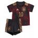 Tyskland Serge Gnabry #10 Bortadräkt Barn VM 2022 Kortärmad (+ Korta byxor)